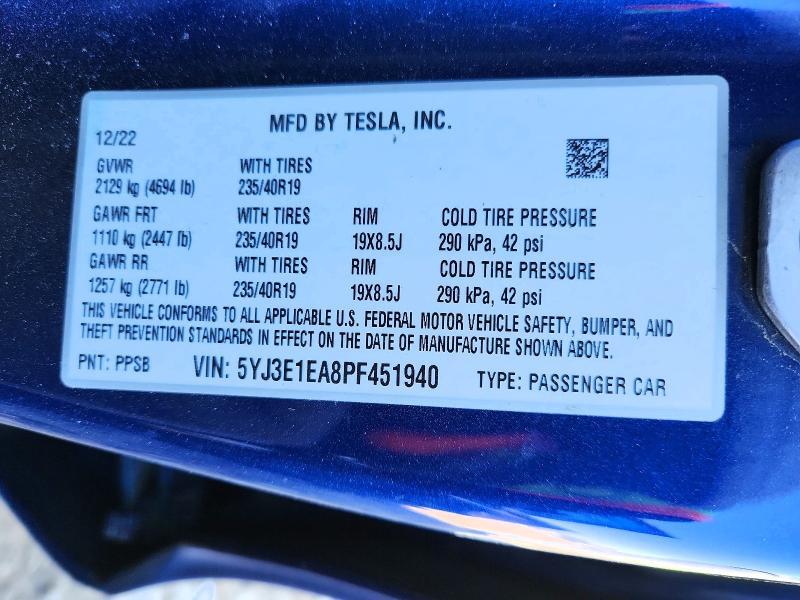 2023 Tesla Model 3