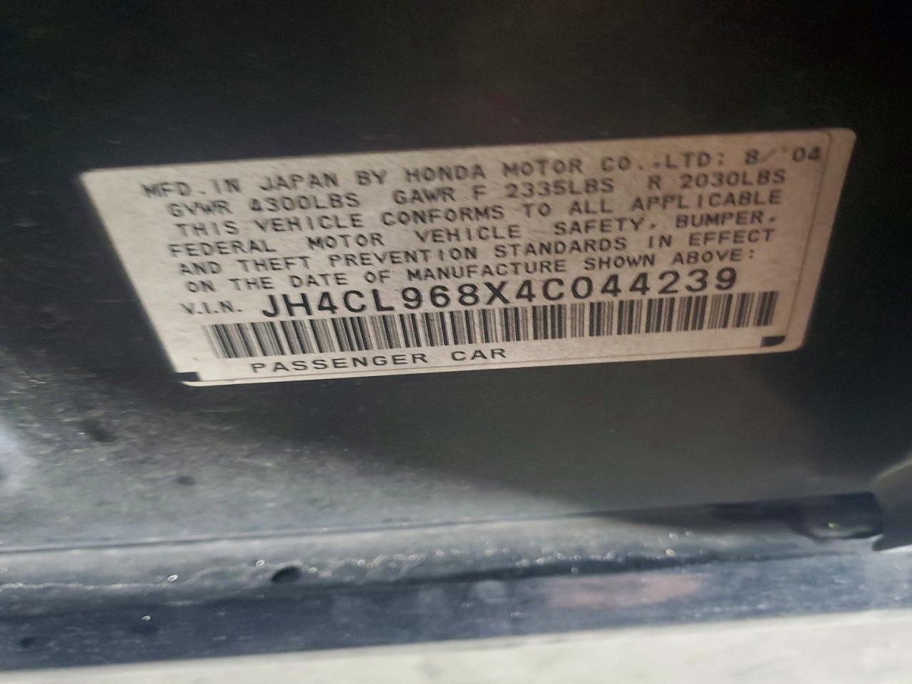 2004 Acura TSX
