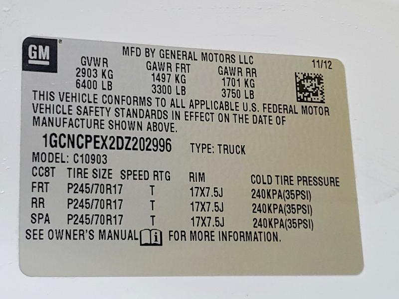 2013 Chevrolet Silverado C1500