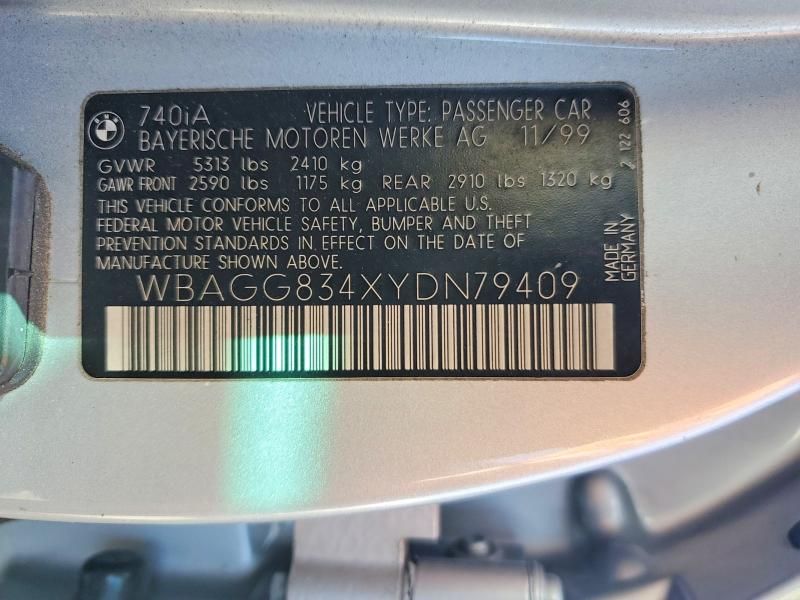 2000 BMW 740 i Automatic