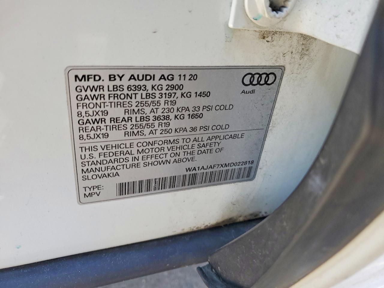 2021 Audi Q7 Premium