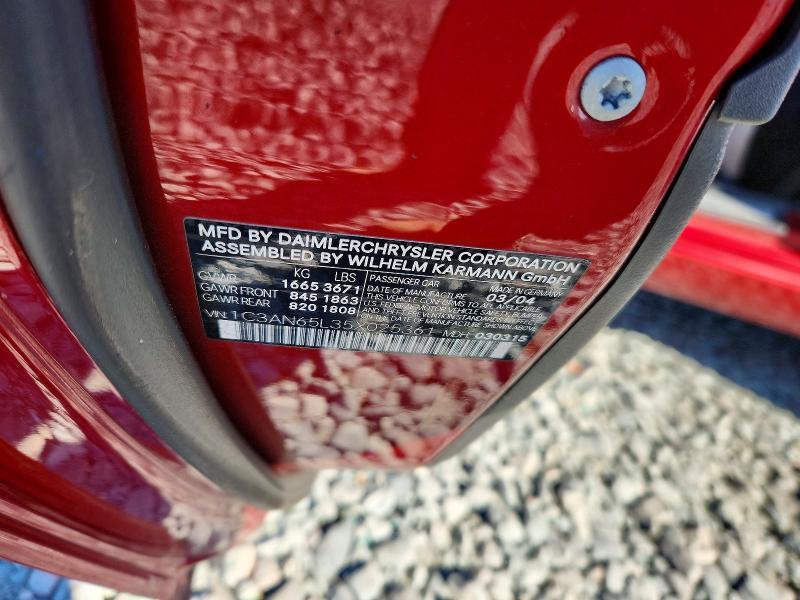 2005 Chrysler Crossfire Limited
