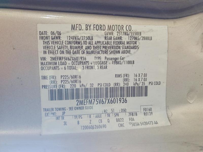 2007 Mercury Grand Marquis ls