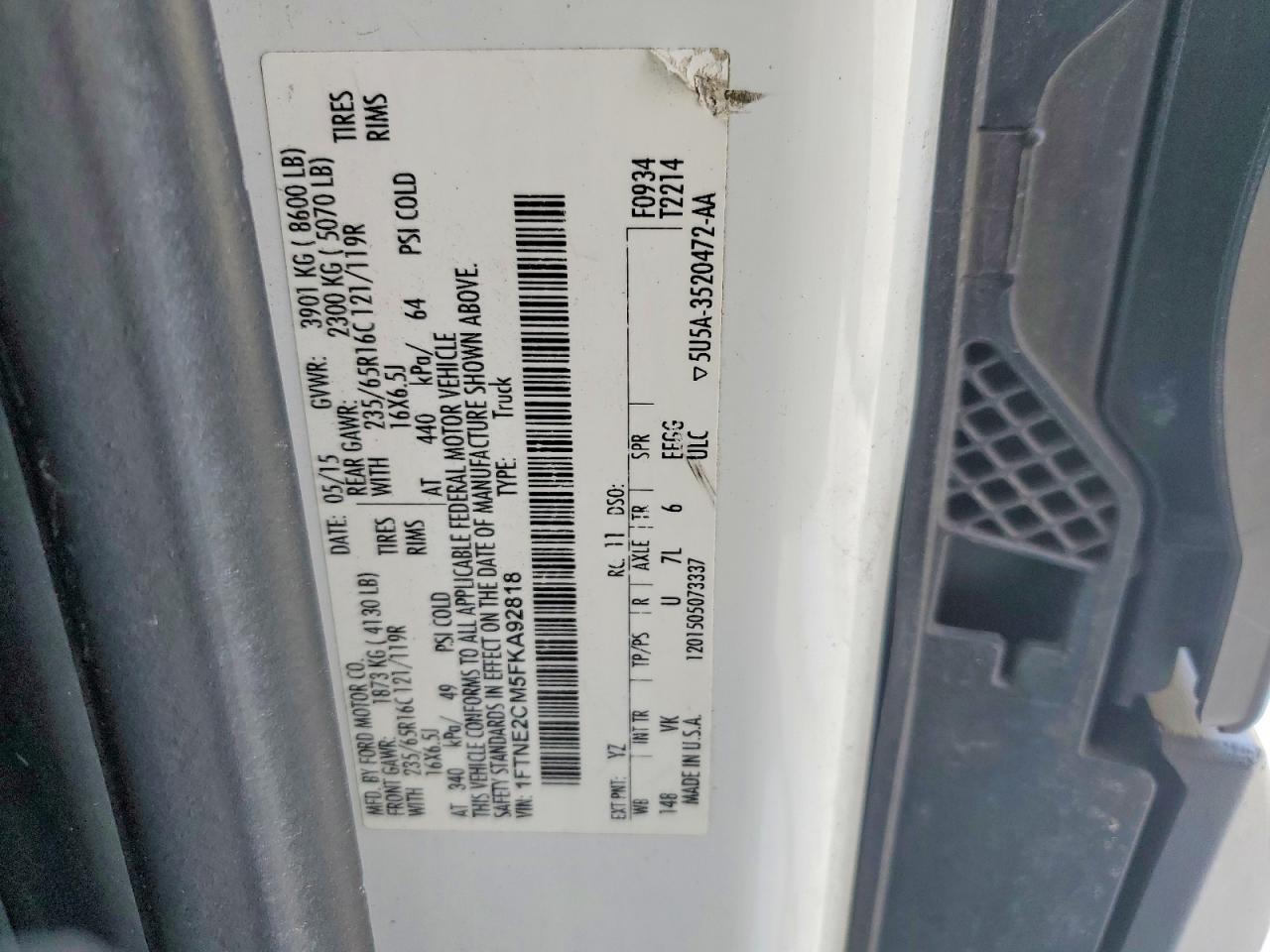 2015 Ford Transit T-150