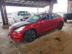 Tesla salvage cars for sale: 2018 Tesla Model 3