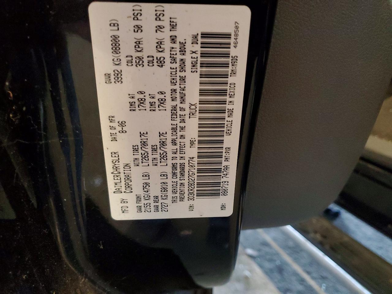 2007 Dodge RAM 2500 ST