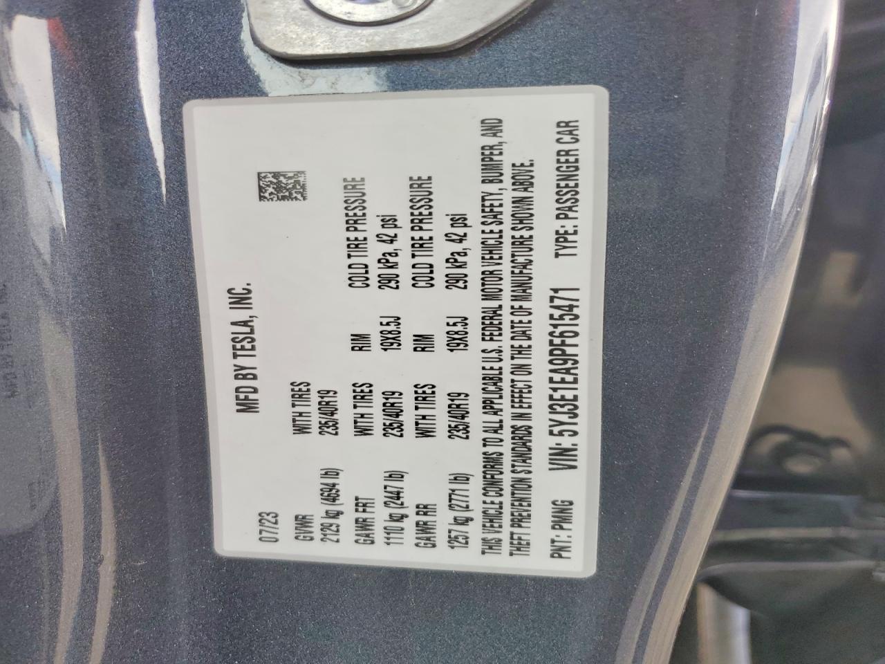 2023 Tesla Model 3