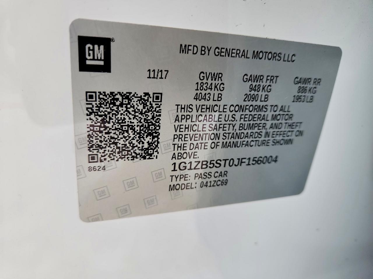 2018 Chevrolet Malibu ls