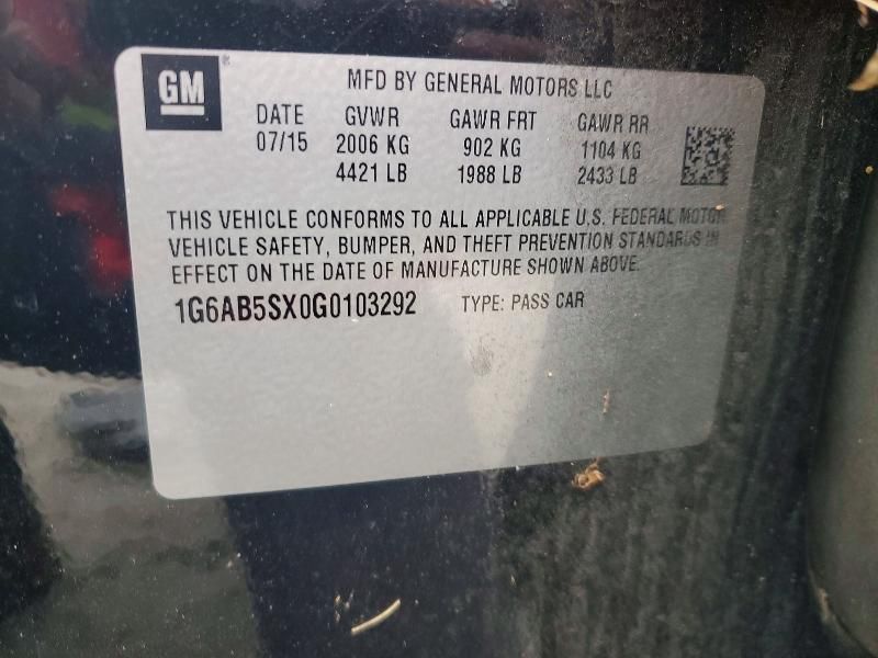 2016 Cadillac Ats Luxury