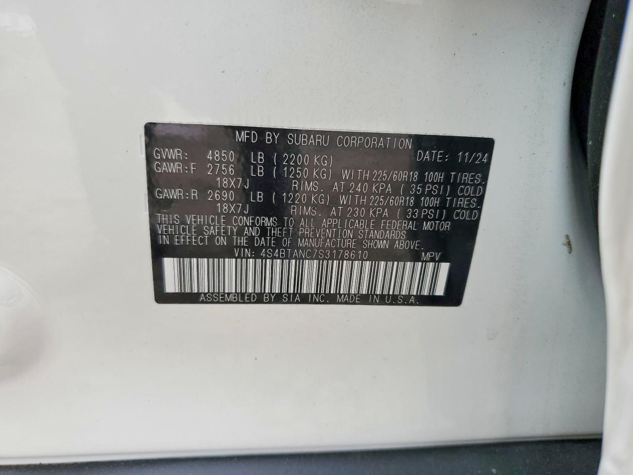 2025 Subaru Outback Limited