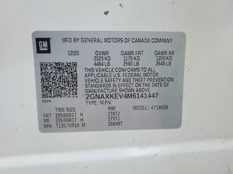 2021 Chevrolet Equinox lt