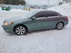 Salvage cars for sale from Copart London, ON: 2008 Honda Accord exl