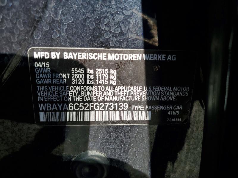 2015 BMW 740 i