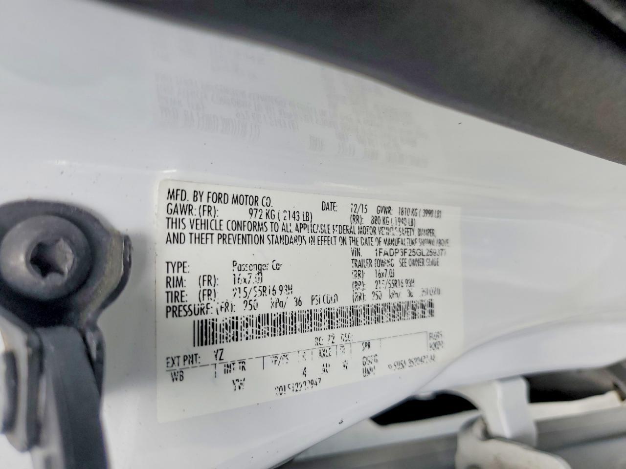 2016 Ford Focus se