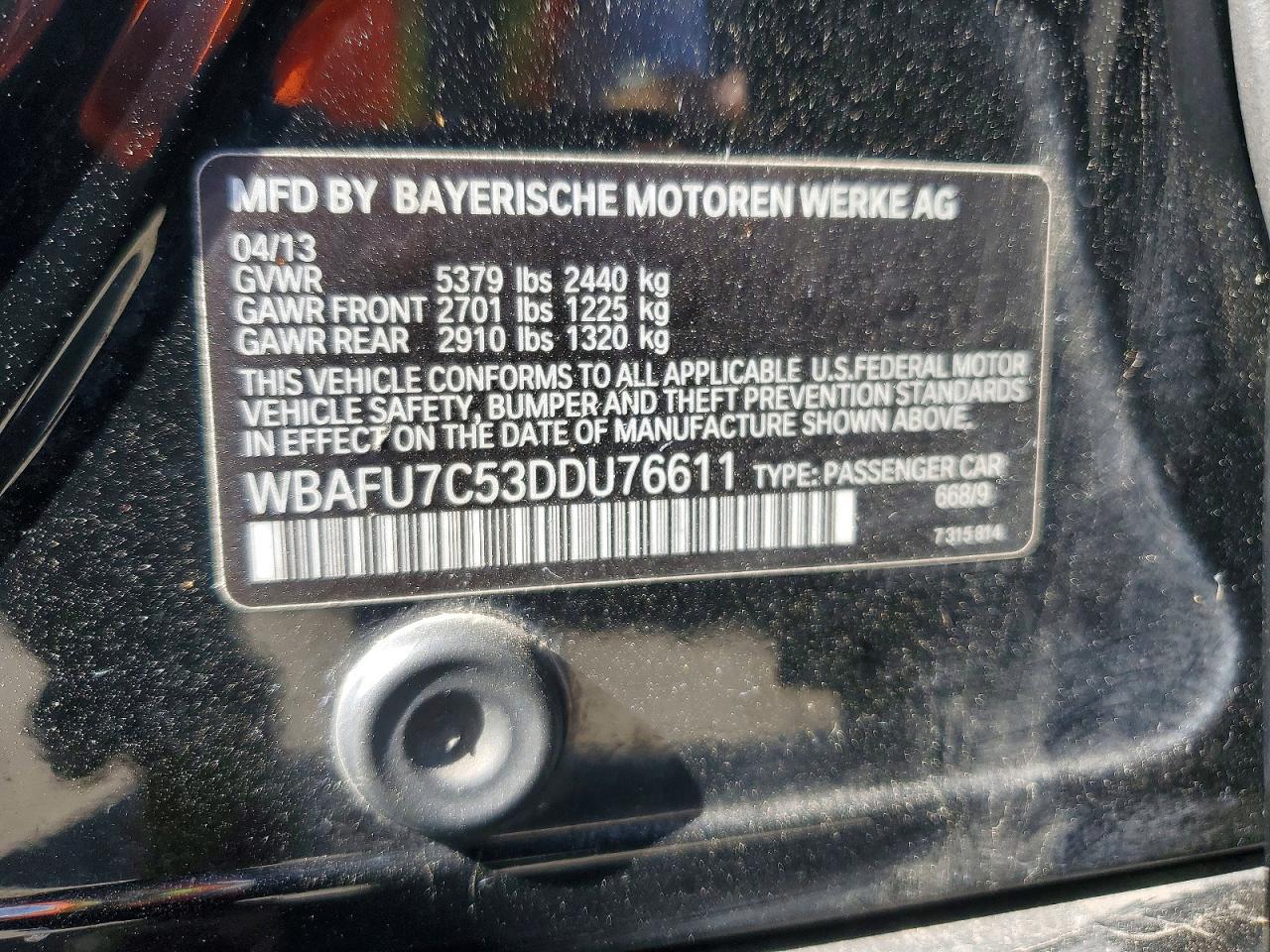 2013 BMW 535 xi