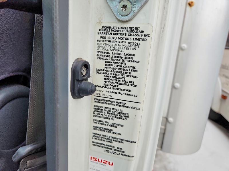 2015 Isuzu NPR HD BOX Truck