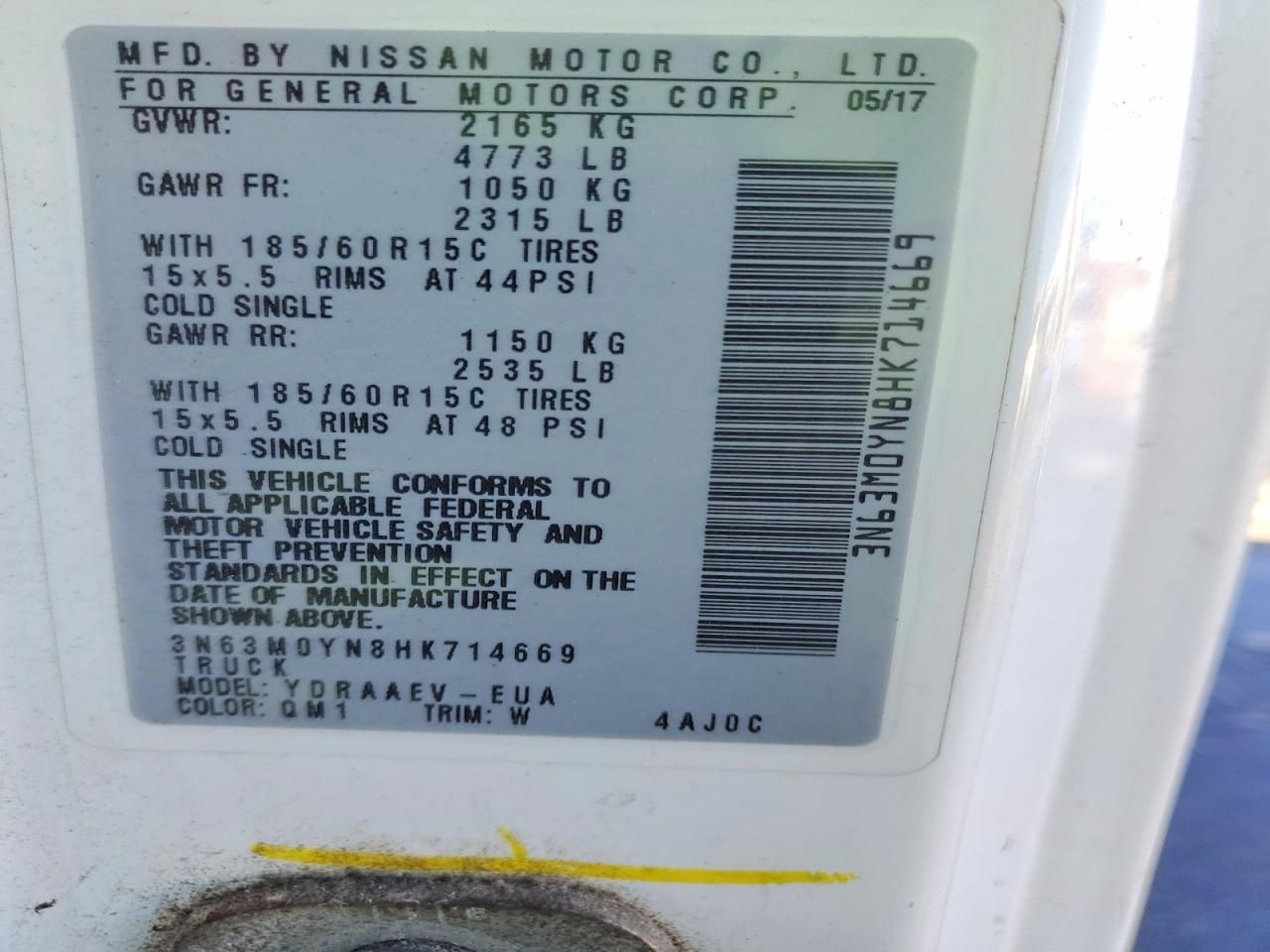 2017 Chevrolet City Express ls