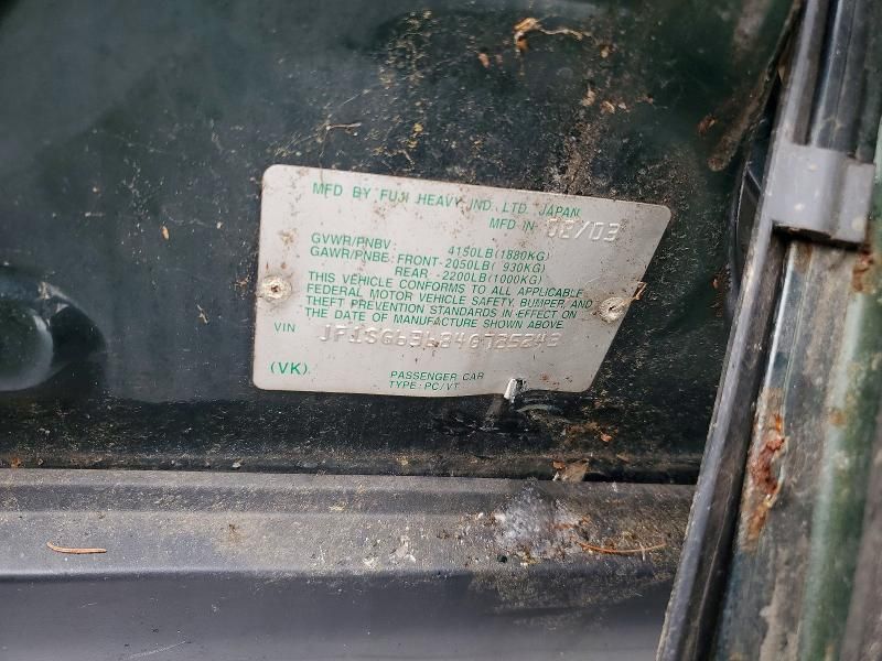 2004 Subaru Forester 2.5x