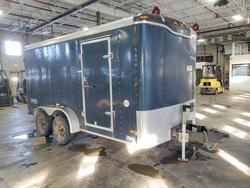 Salvage cars for sale from Copart Ham Lake, MN: 2003 Haulmark 2002 Haulmark HA2099 Enclosed Cargo Trailer