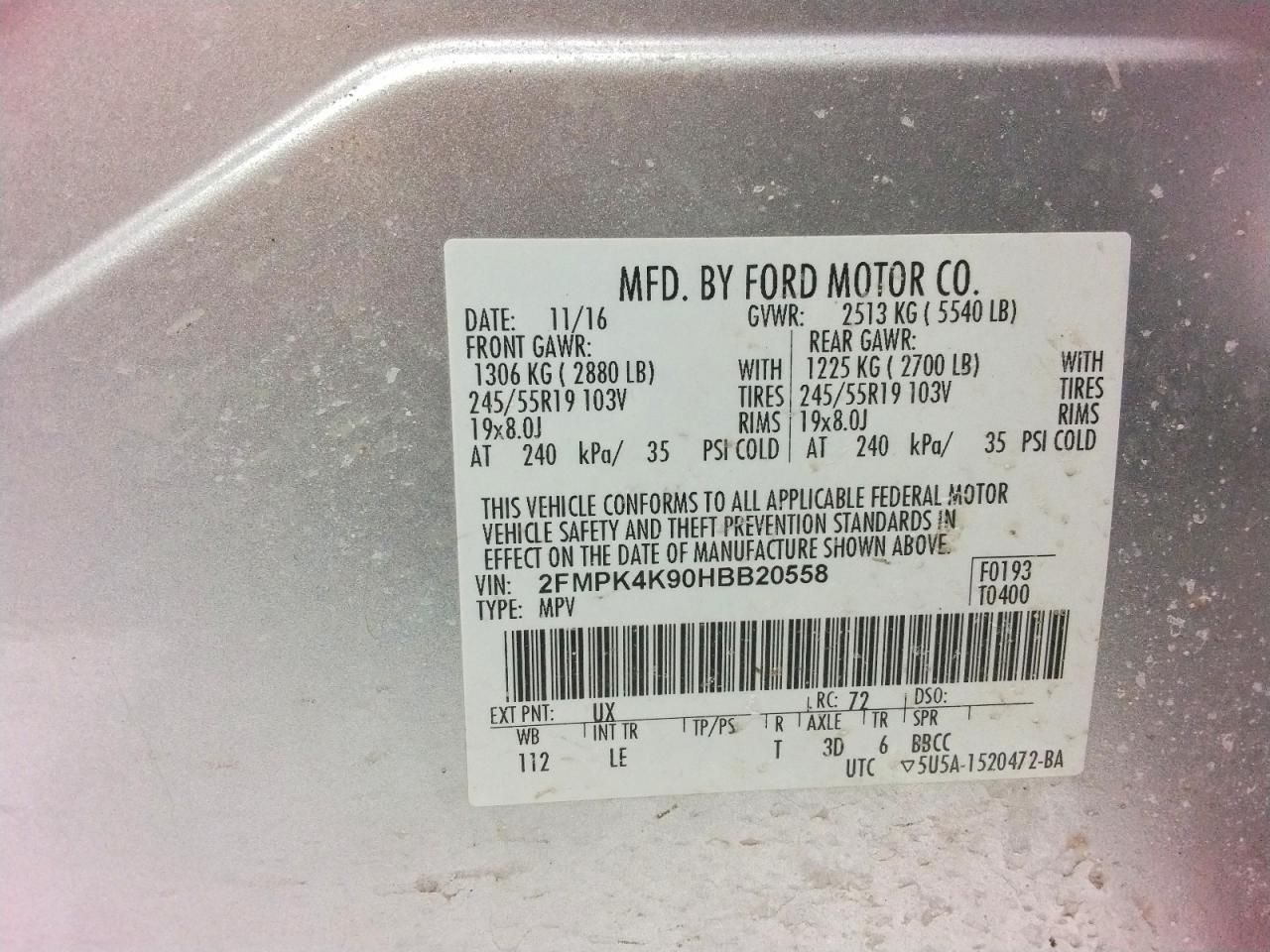 2017 Ford Edge Titanium