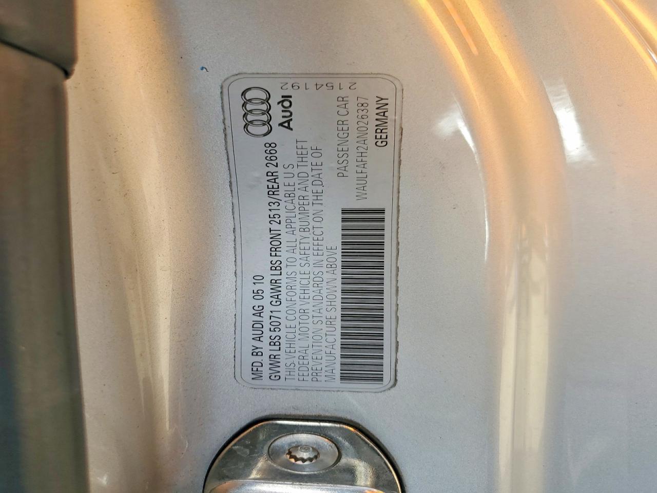 2010 Audi A5 Premium Plus