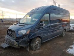Salvage cars for sale from Copart Elgin, IL: 2018 Ford Transit T-350
