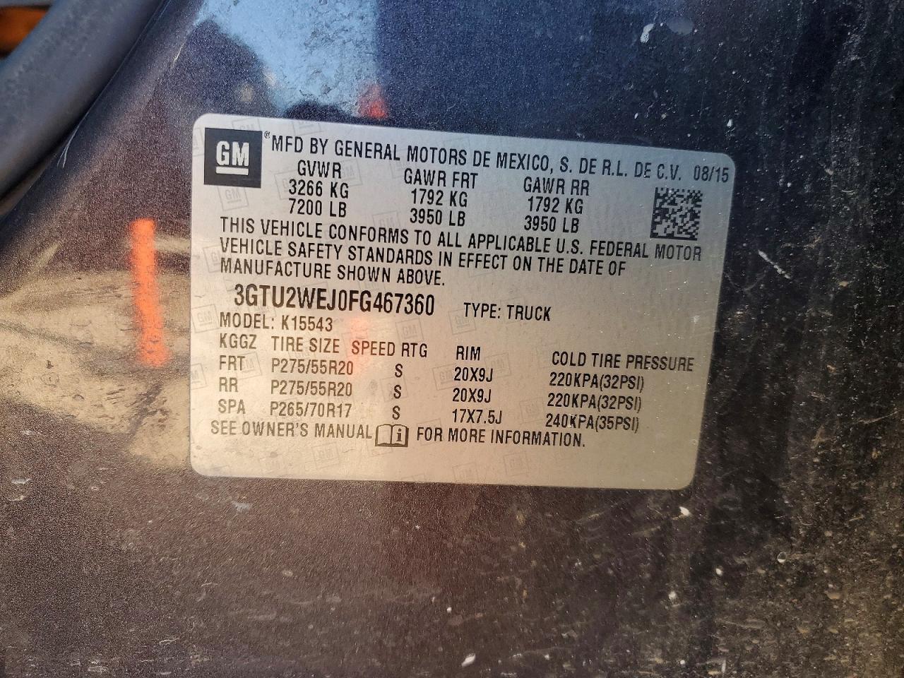 2015 GMC Sierra K1500 Denali