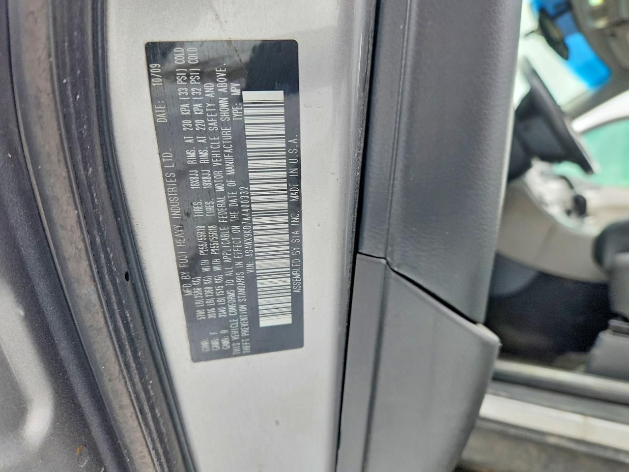 2010 Subaru Tribeca Limited