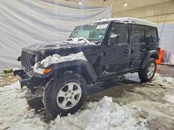 Jeep salvage cars for sale: 2022 Jeep Wrangler Unlimited Sport