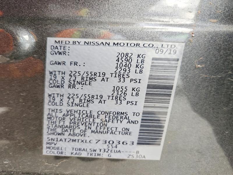 2020 Nissan Rogue s