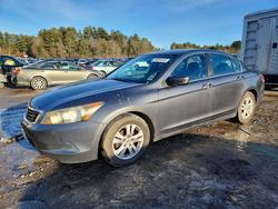 Salvage cars for sale from Copart Mendon, MA: 2009 Honda Accord lxp