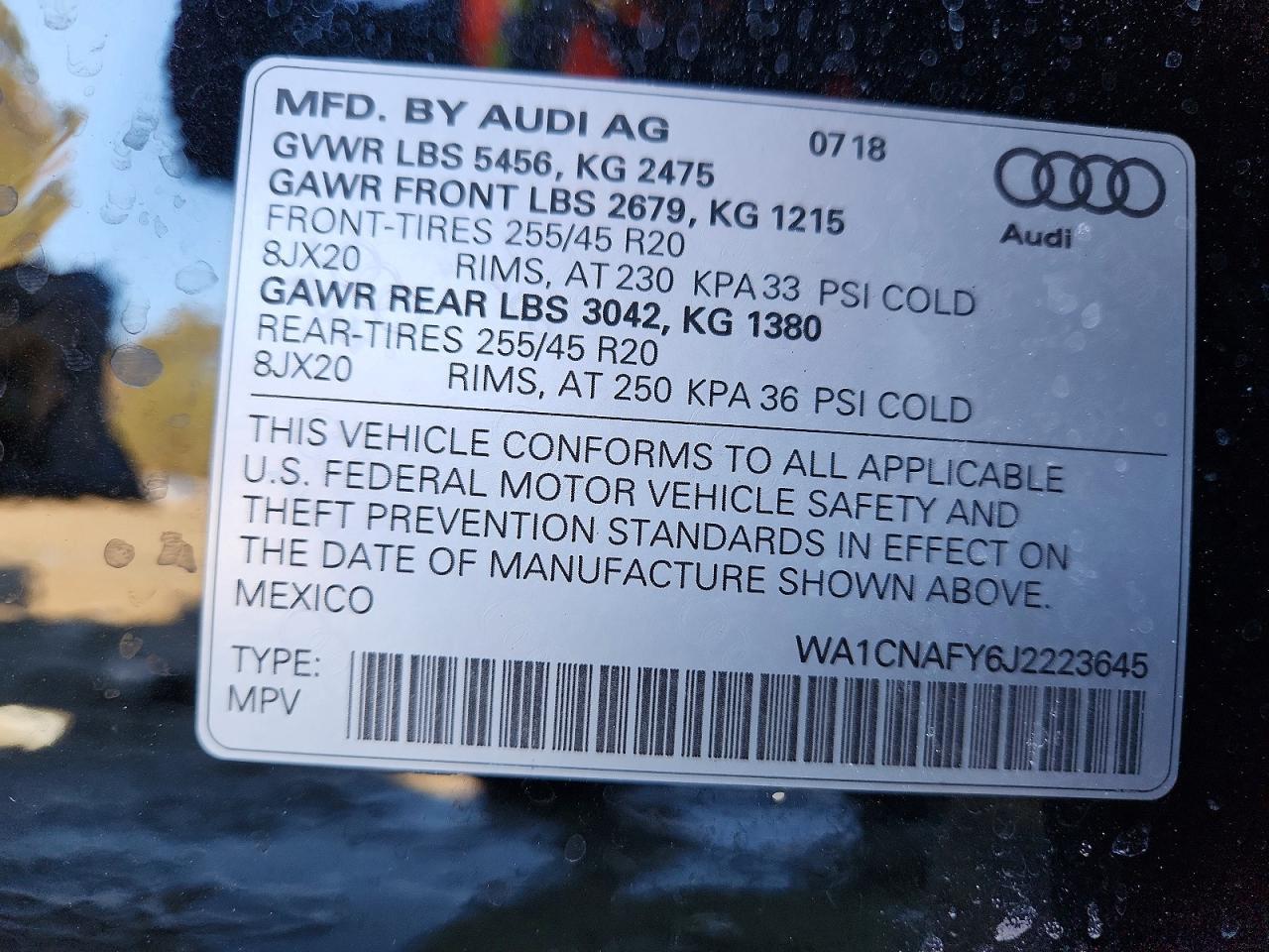 2018 Audi Q5 Prestige