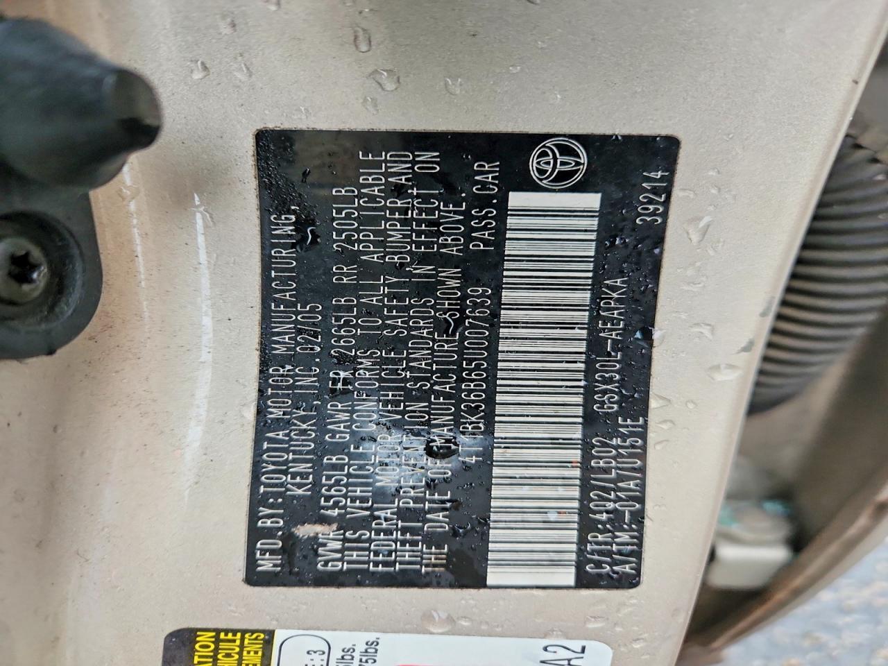 2005 Toyota Avalon xl