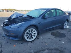 Tesla Model 3 salvage cars for sale: 2022 Tesla Model 3