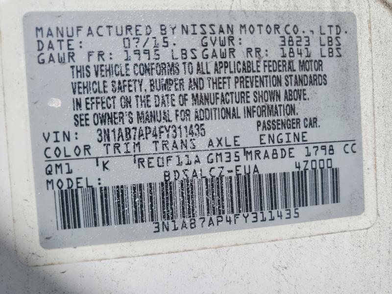 2015 Nissan Sentra s