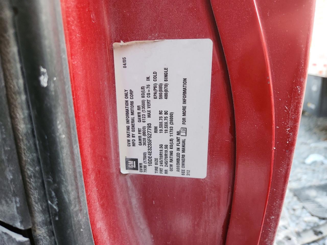 2005 GMC C4500 C4E042