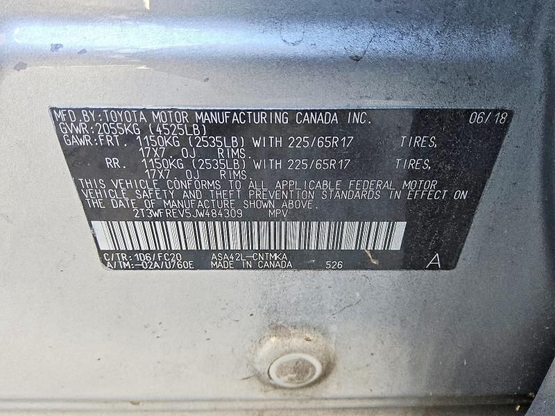 2018 Toyota Rav4 xle