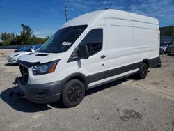 Salvage cars for sale from Copart Miami, FL: 2023 Ford Transit 250 Utility / Service Van