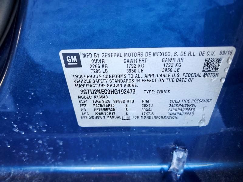 2017 GMC Sierra K1500 slt