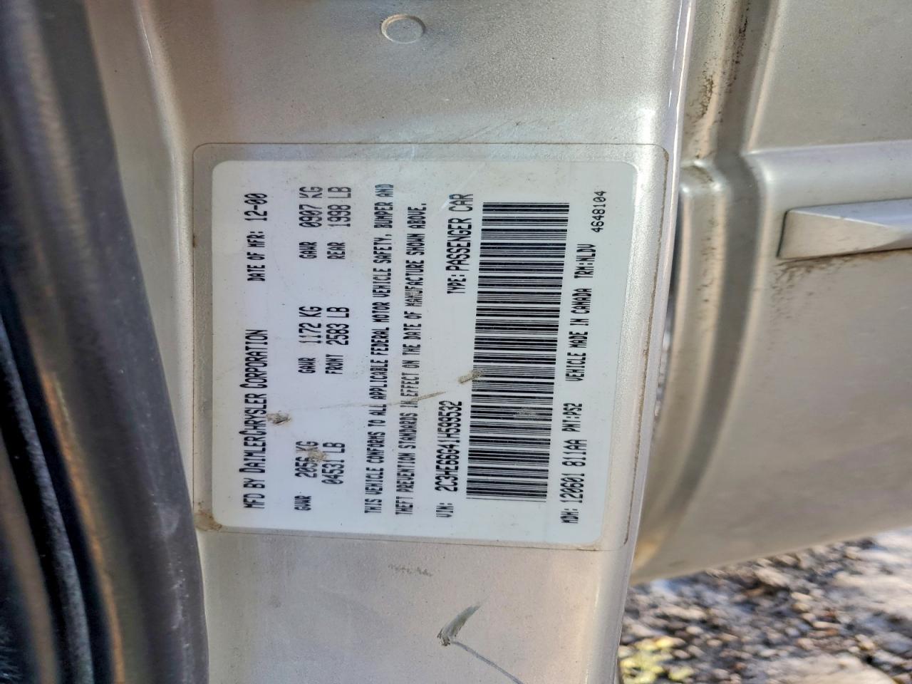 2001 Chrysler 300m