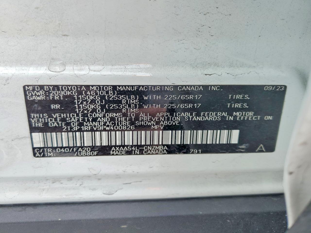 2023 Toyota Rav4 xle
