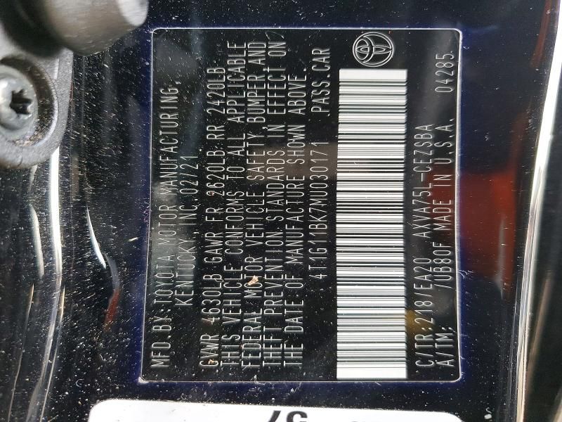 2021 Toyota Camry se