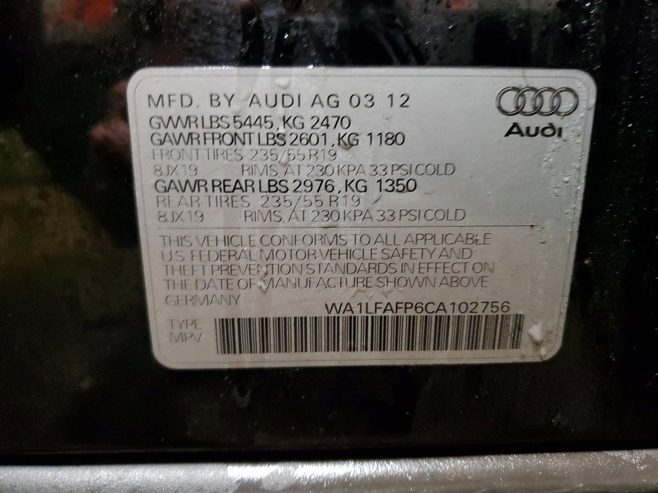 2012 Audi Q5 Premium Plus