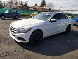 Vehiculos salvage en venta de Copart Denver, CO: 2016 Mercedes-Benz C 300 4matic