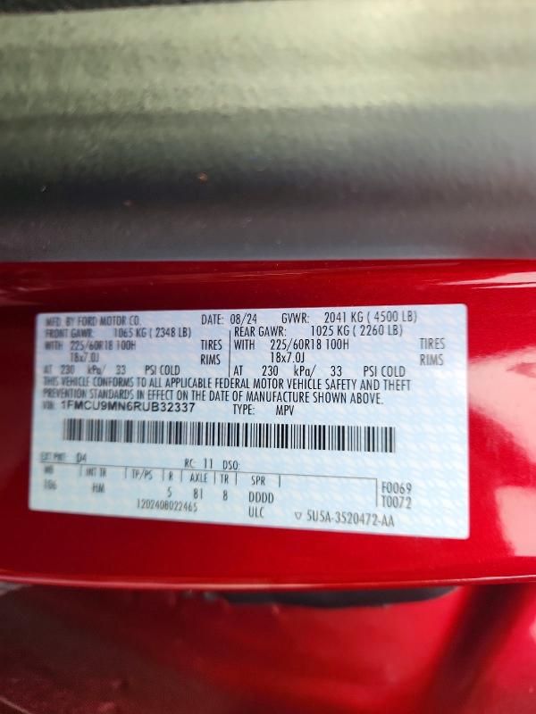 2024 Ford Escape st Line