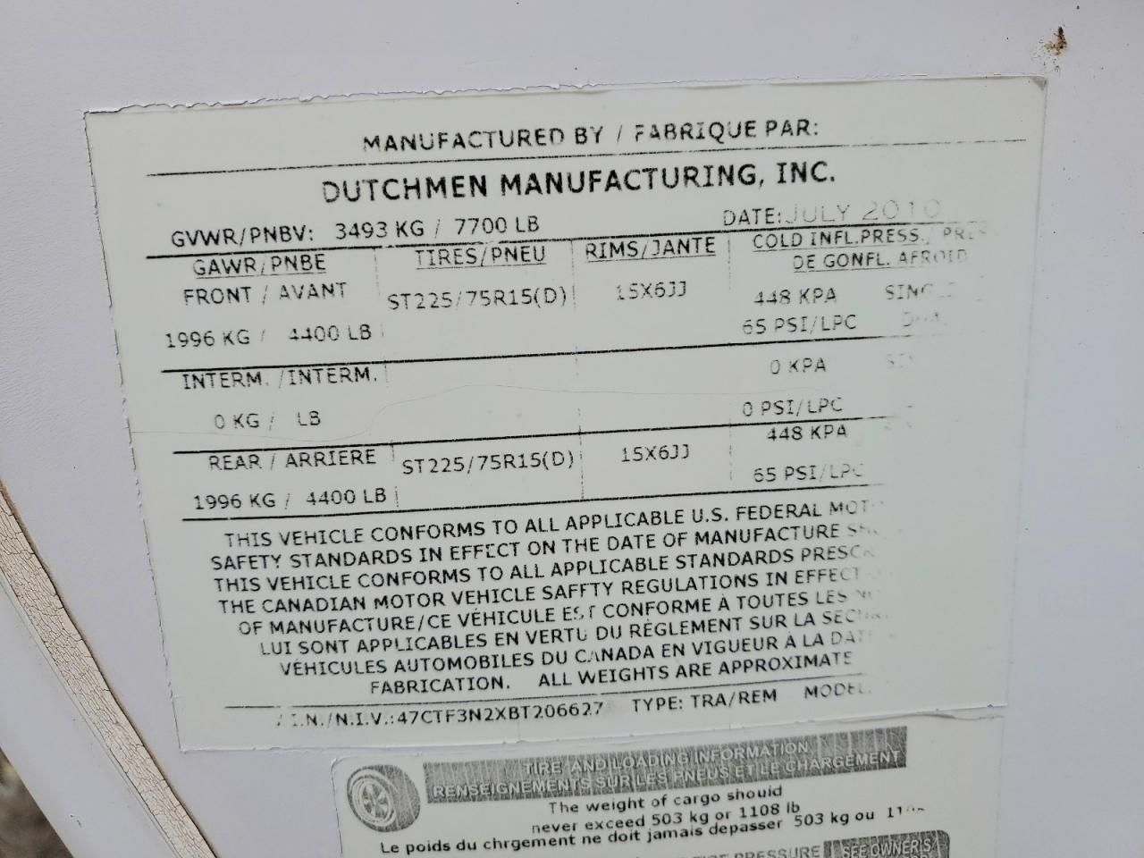 2011 Dutchmen Four Winds