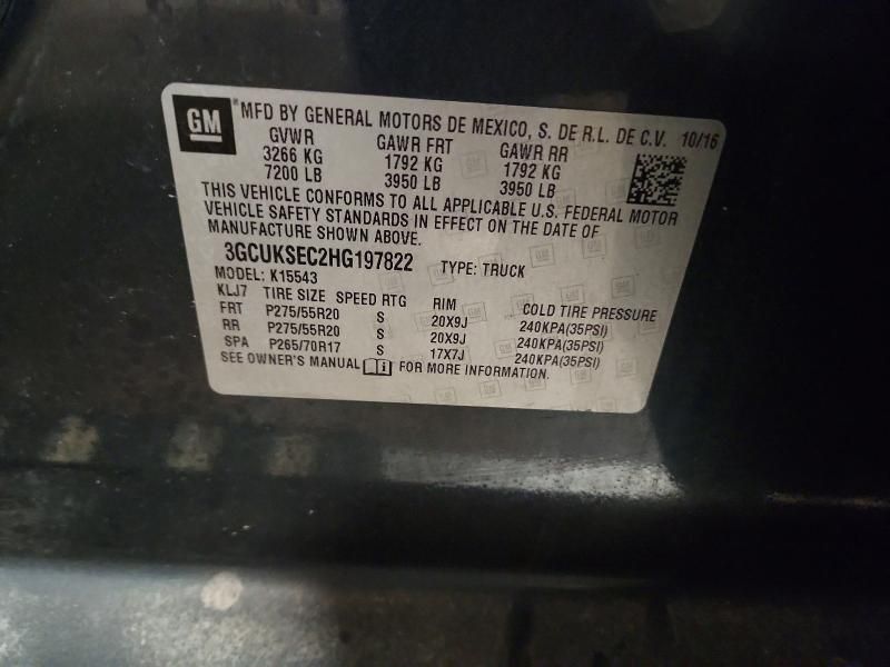 2017 Chevrolet Silverado K1500 LTZ