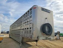 Salvage trucks for sale at Temple, TX auction: 2017 Wilson Hogtrailer 2017 Wilson PSDCL-402 Livestock Trailer