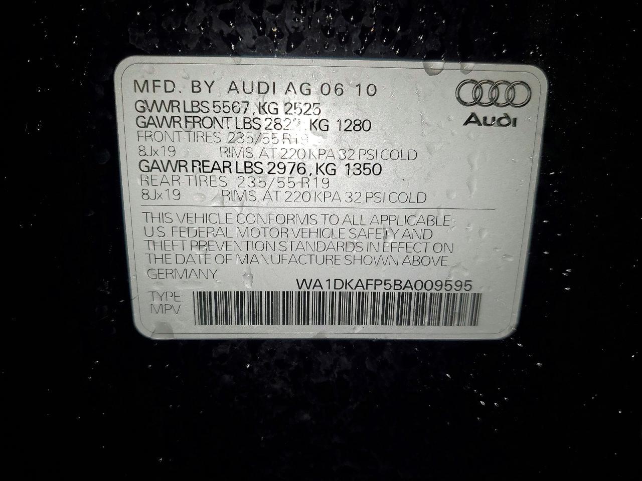 2011 Audi Q5 Premium Plus