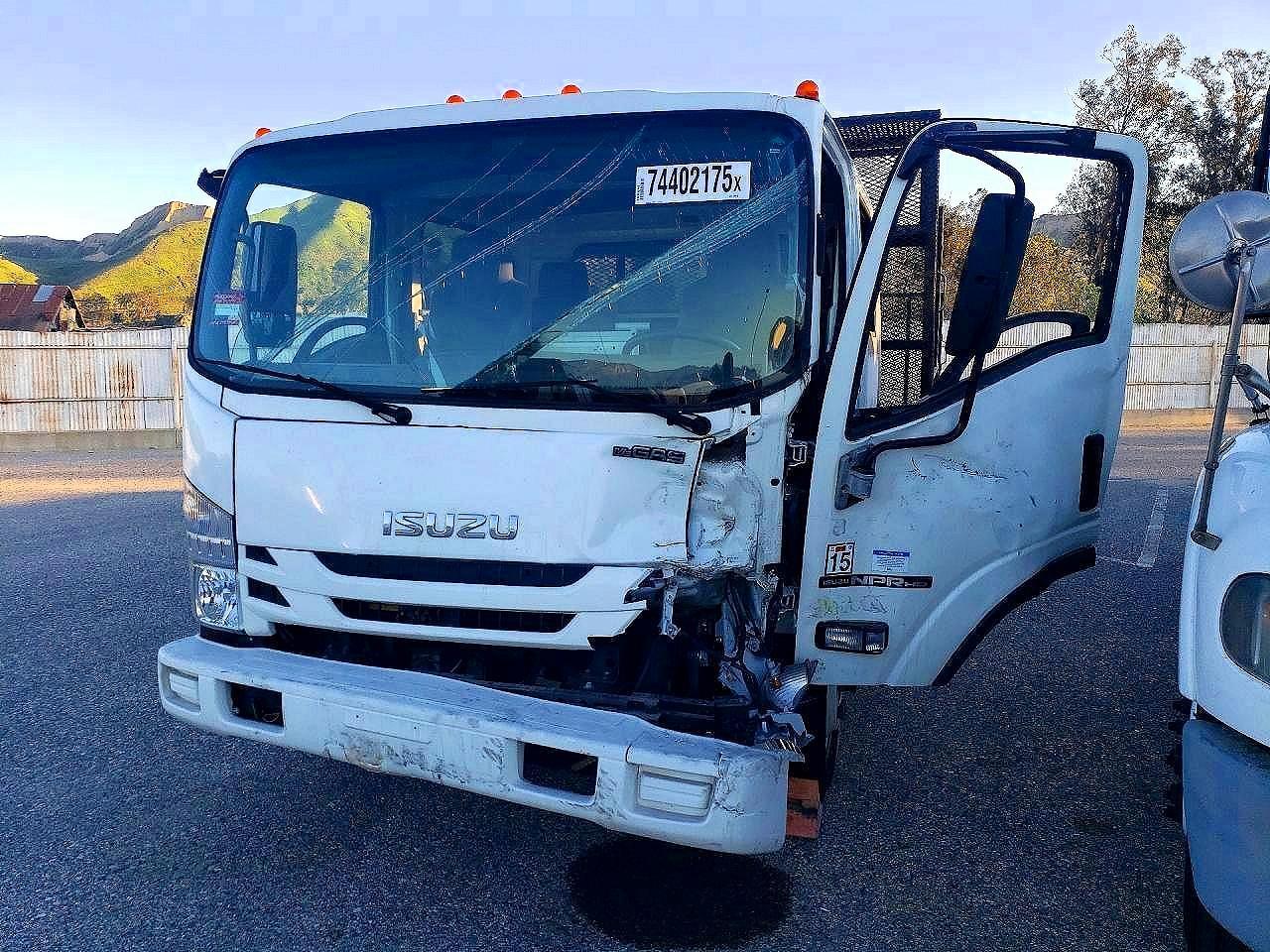 2020 Isuzu NPR HD Crew Cab Flatbed Truck
